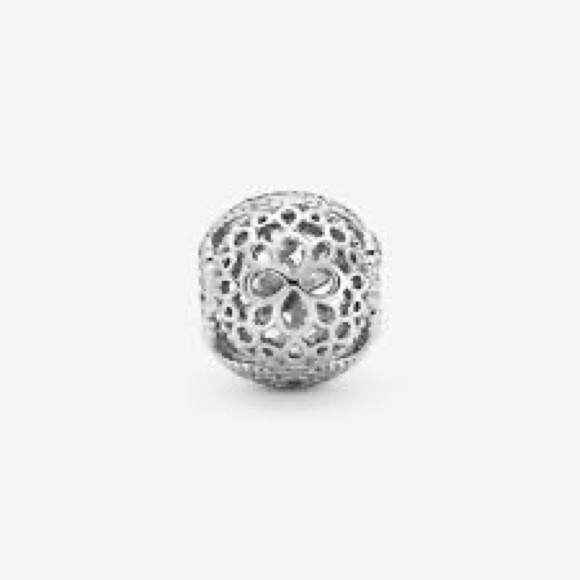 Authentic Pandora Openwork Flower Charm - Picture 4 of 7